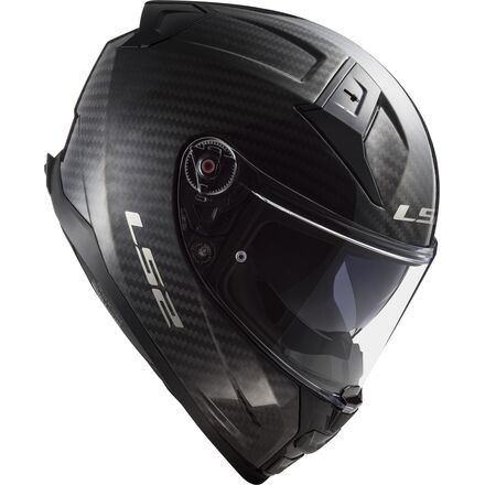 LS2 Citation II Gloss Carbon Solid Helmet - Riders Biker Supply